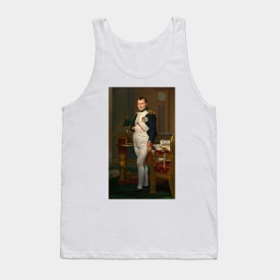 The Emperor Napoleon in His Study at the Tuileries by Jacques-Louis David Tank Top